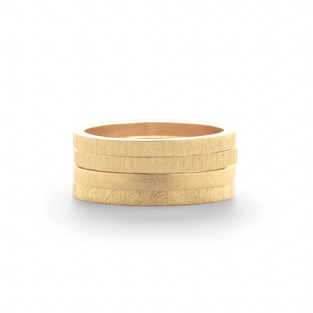 Trouwringen Surface collectie – minimalistisch en verfijnd