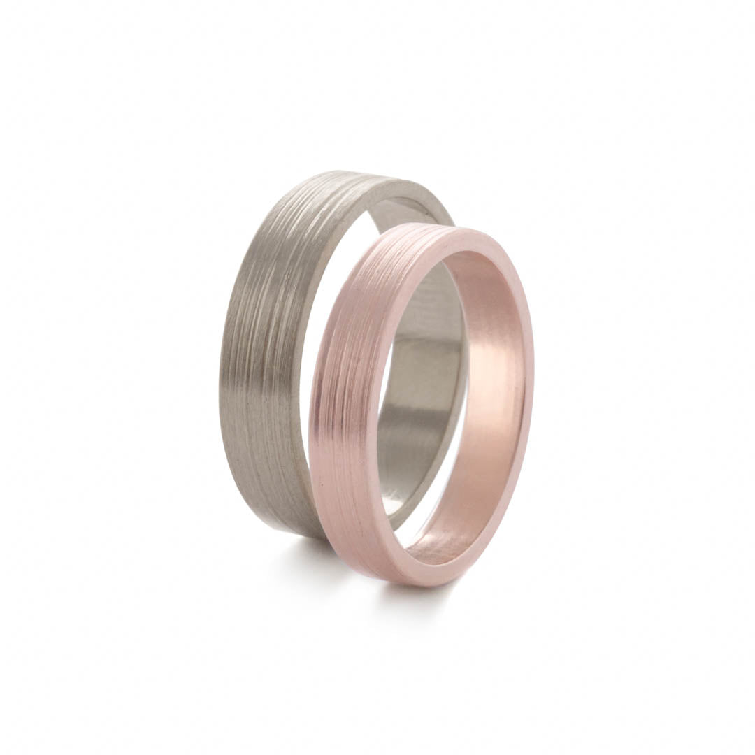 Handgemaakte trouwringen Grow – ambachtelijk goudwerk Antwerpen