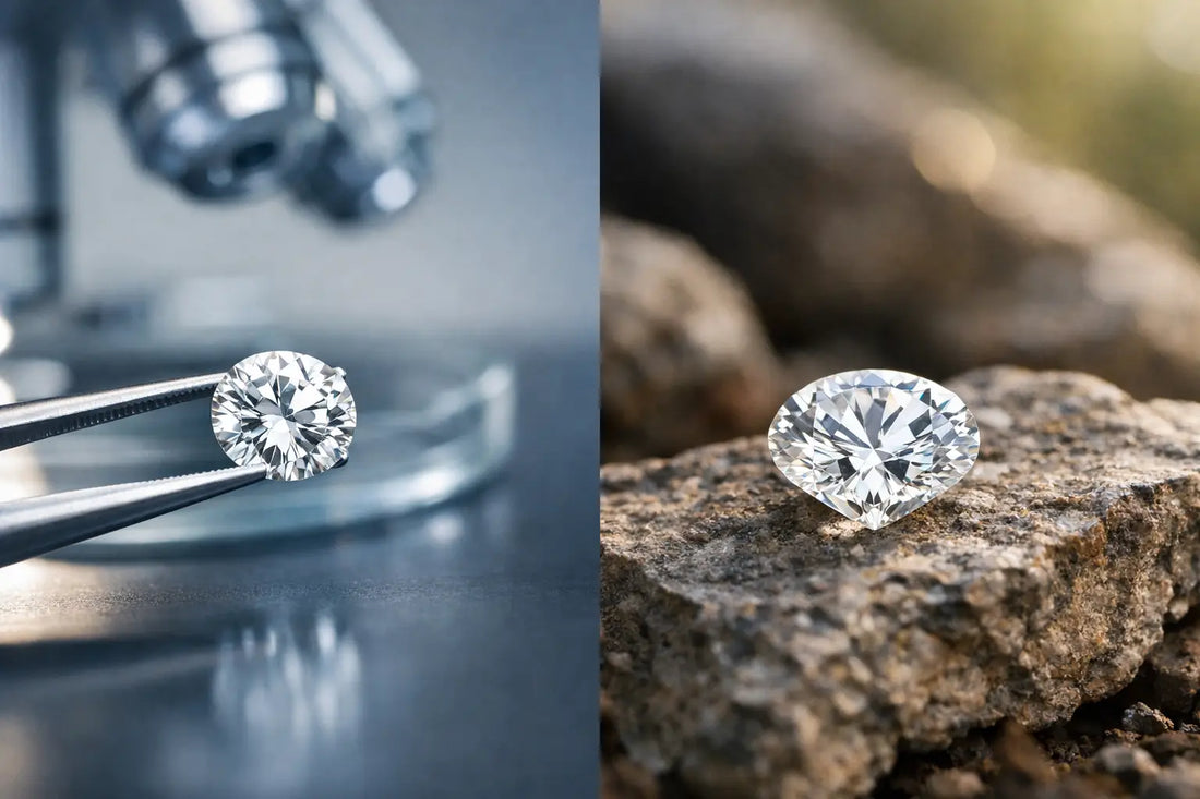 Lab grown versus natuurlijke diamant