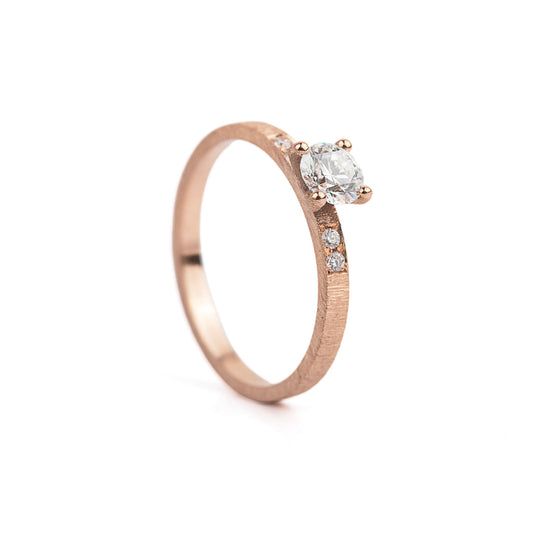 Diamantvorm voor verlovingsring kiezen