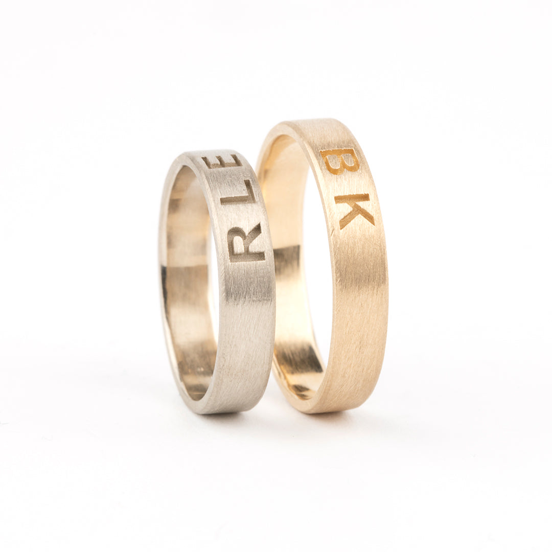 Handgemaakte 3D trouwring in goud – stAen Antwerpen