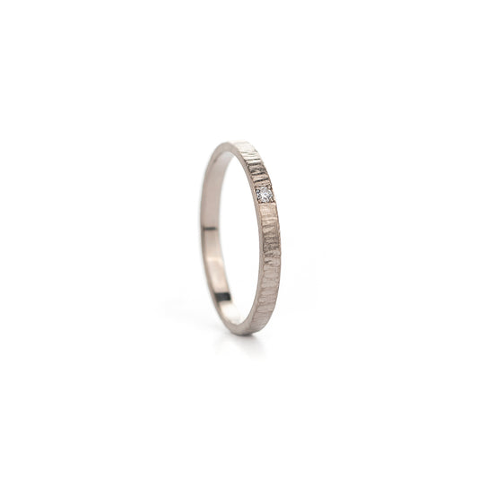 Diamant trouwring – perfecte balans tussen eenvoud en luxe